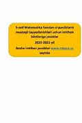 5-Sinf Matematika 1-Qism Javoblari 410 Pdf